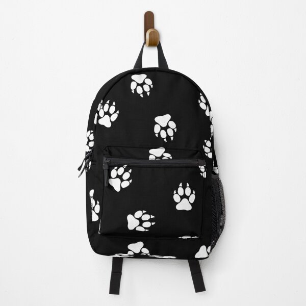 Item preview, Footprints Dog white on black designed and sold by EDDArt.