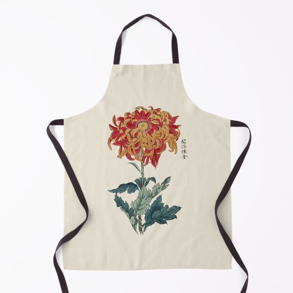 Item preview, Chrysanthemum Antique Japanese Botanical Illustration designed and sold by Antiquated Art.