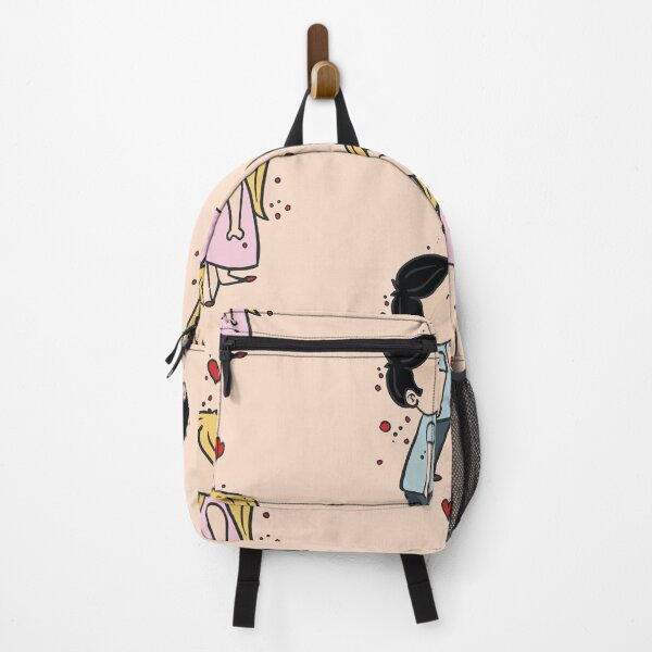Item preview, Hand drawing cartoon of lovers couple with red hearts designed and sold by mashmosh.
