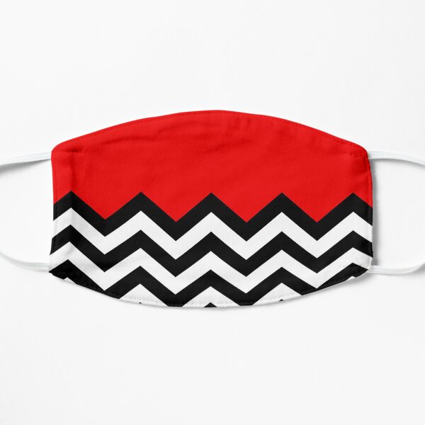 Twin Peaks - Black Lodge Pattern Flat Mask