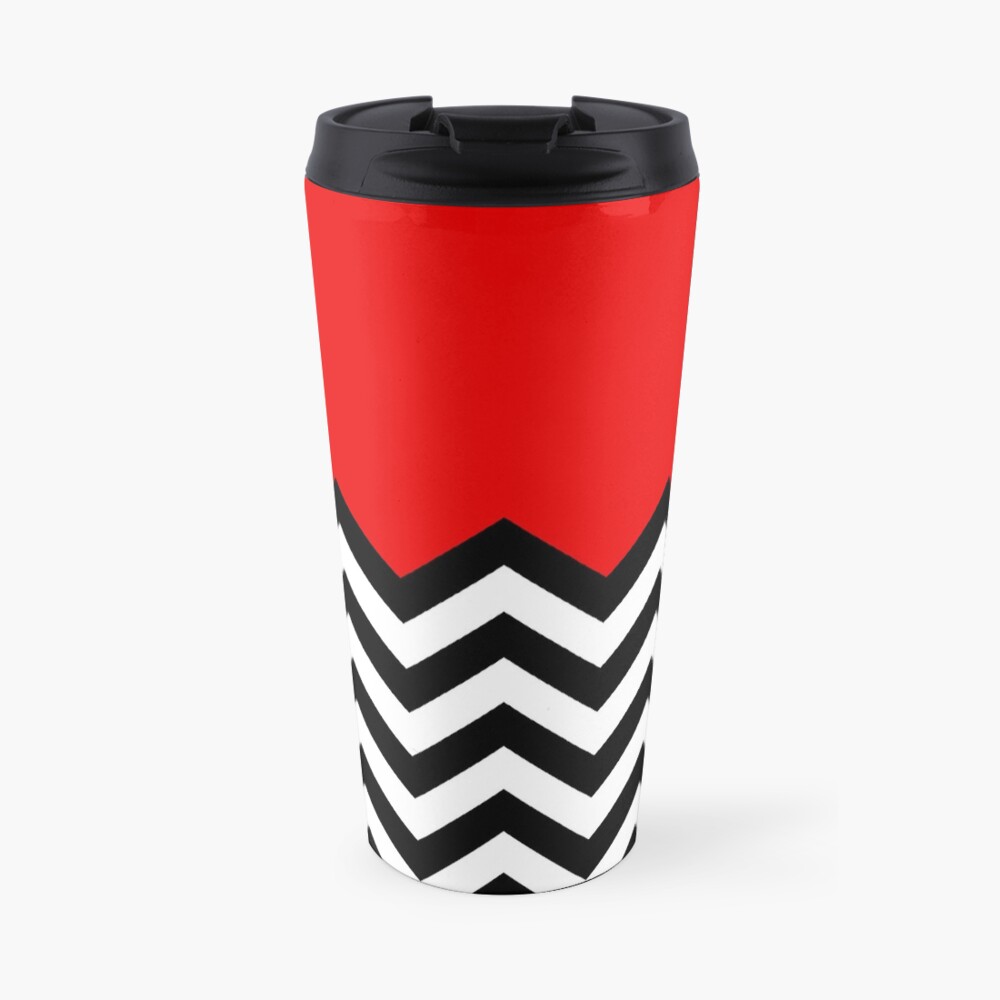 Twin Peaks - Black Lodge Pattern Travel Coffee Mug