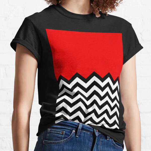 Twin Peaks - Black Lodge Pattern Classic T-Shirt