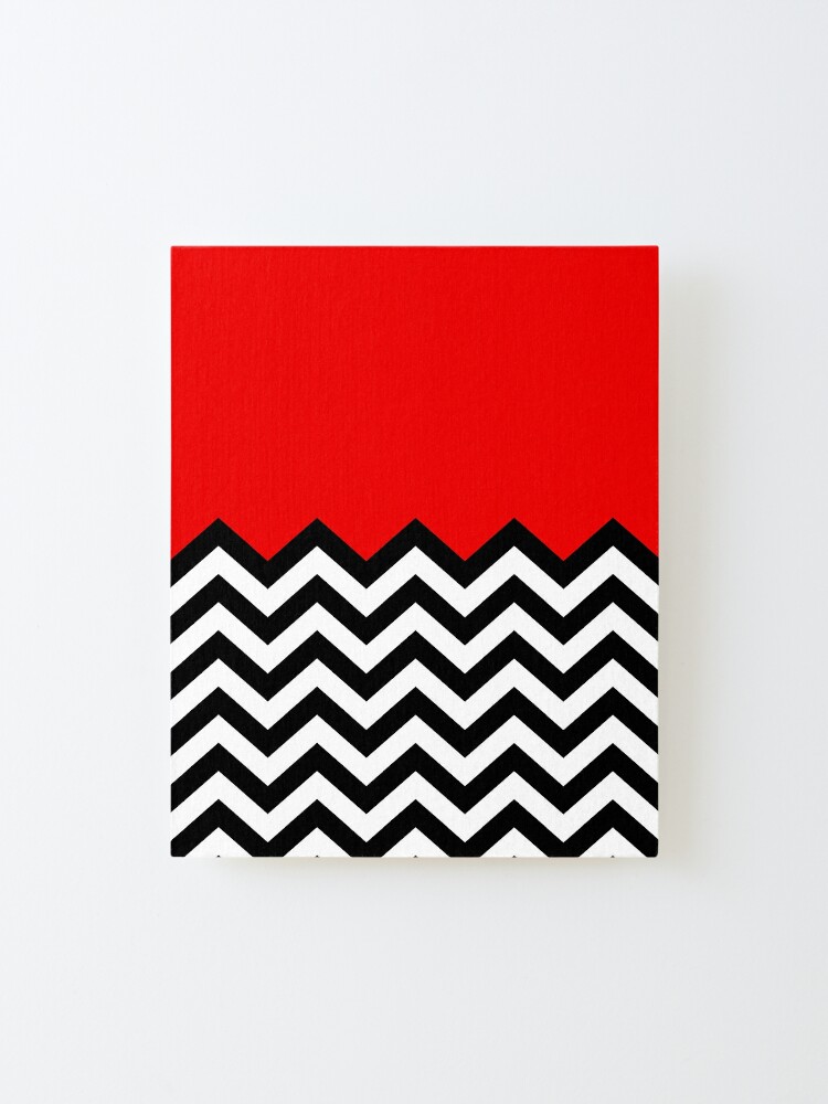 Alternate view of Twin Peaks - Black Lodge Pattern Mounted Print