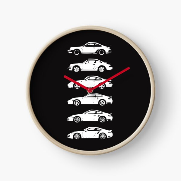 P 911 Evolution Printed Gifts Clock