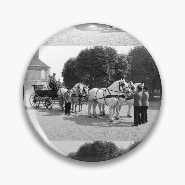 Item preview, r2730/ 13 Nostalgie " Le Haras du Pin " Finition 2021 "  Caléche en Parade  (n&b)(t) Olavia-Olao Okaio Créations designed and sold by o.okaïo.