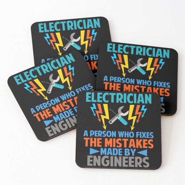 Item preview, Electrician Person who fix Mistakes Made By Engineers designed and sold by Mesyo.