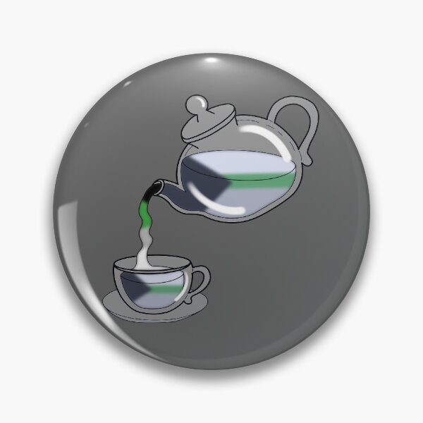 Item preview, LGBTea Demiromantic Flag designed and sold by NerdyCupcake559.