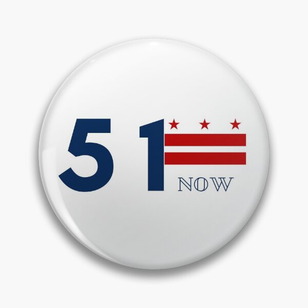 Item preview, DC Statehood 51 flag designed and sold by MinimalTag.