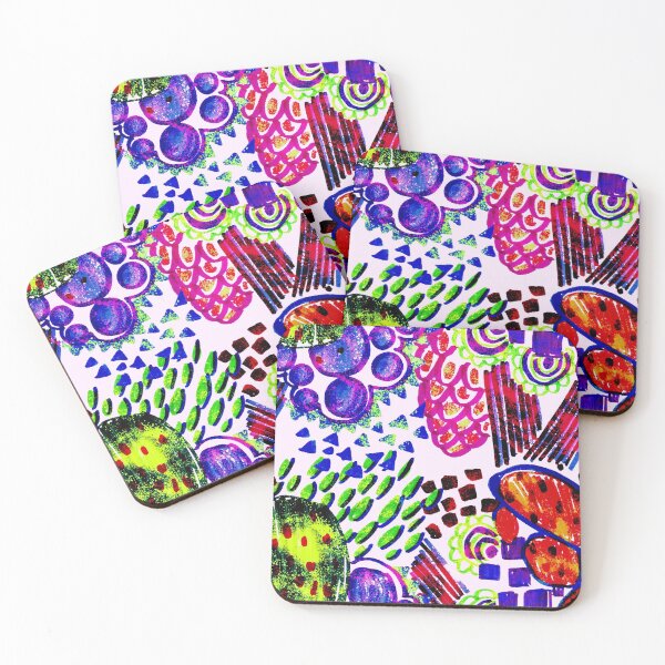 Item preview, Creative colorful abstraction. Children's drawings designed and sold by NatalliaNovik.