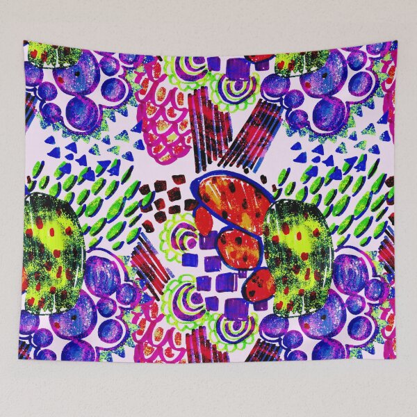 Item preview, Creative colorful abstraction. Children's drawings designed and sold by NatalliaNovik.