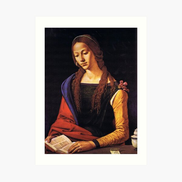 Portrait of Mary Magdalene by Piero di Cosimo Art Print