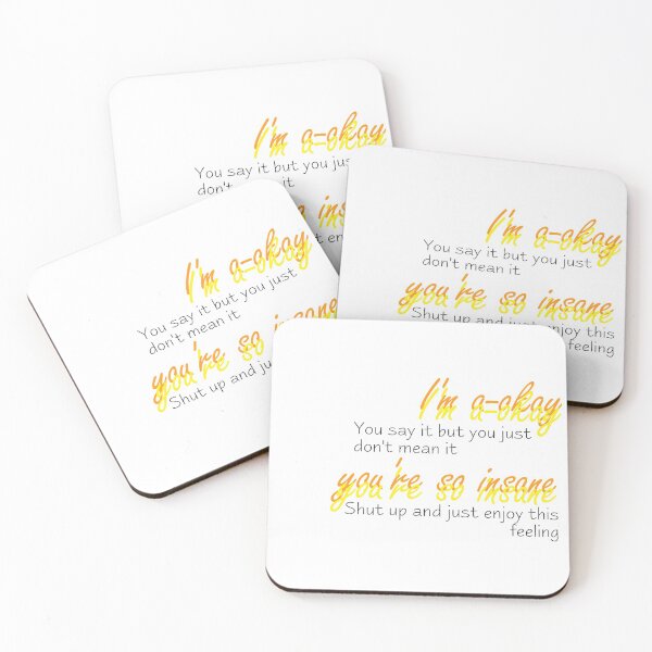 Item preview, AJR Way Less Sad Lyrics designed and sold by Lottie555.