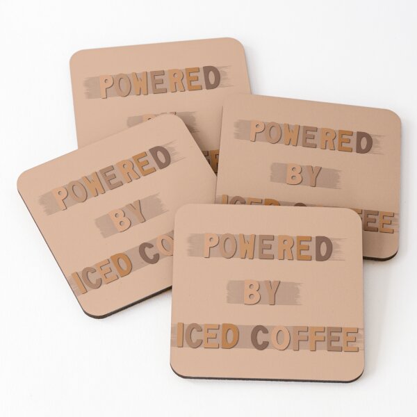 Item preview, Powered by iced Coffee designed and sold by Erin Drazdzinski.