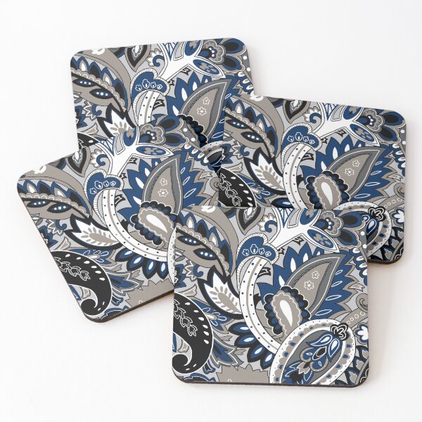 Item preview, Navy paisley designed and sold by briegot.