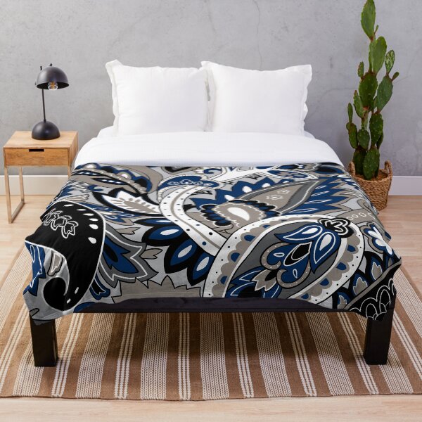 Item preview, Navy paisley designed and sold by briegot.