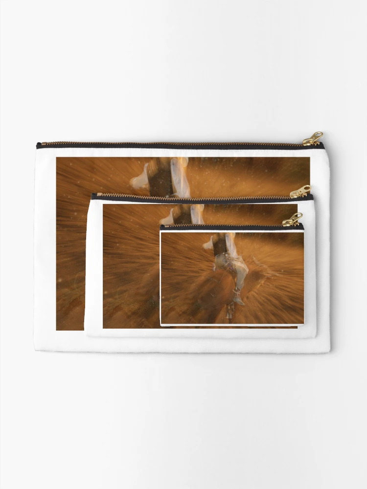 Thumbnail 2 of 4, Zipper Pouch, Bull Rider Action Shot designed and sold by Rodeo-Photos.