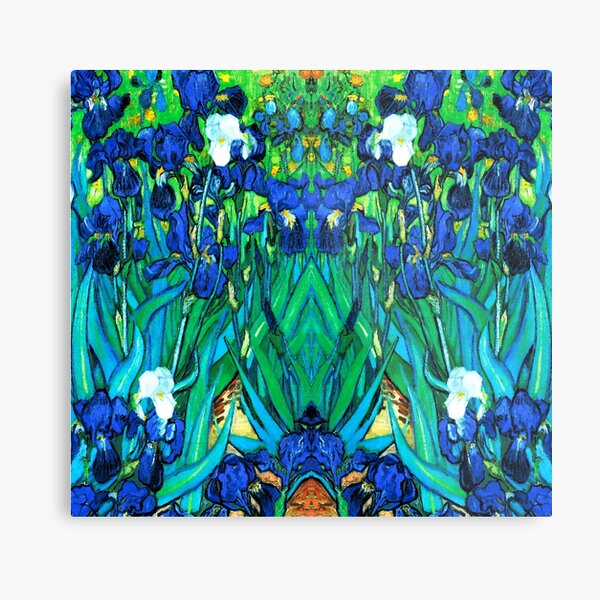 Item preview, Van Gogh Garden Irises HDR designed and sold by VintageEraArt.