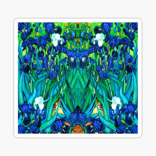 Item preview, Van Gogh Garden Irises HDR designed and sold by VintageEraArt.