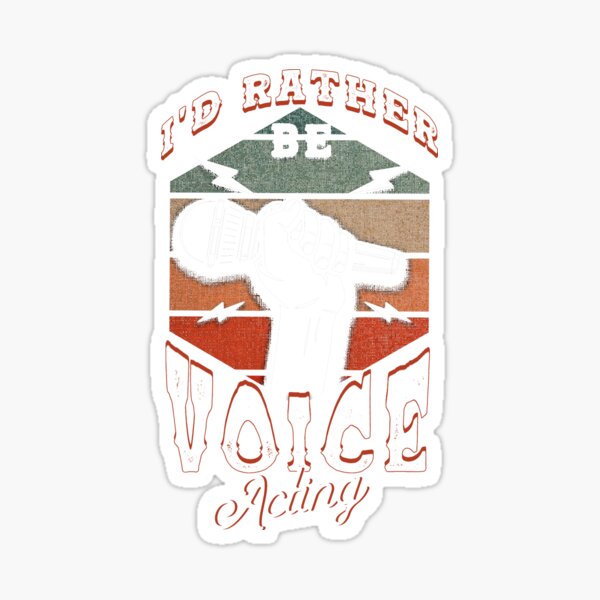 Item preview, Voice Actress Voiceover Artist Voice Acting Microphone designed and sold by Toeffishirts.