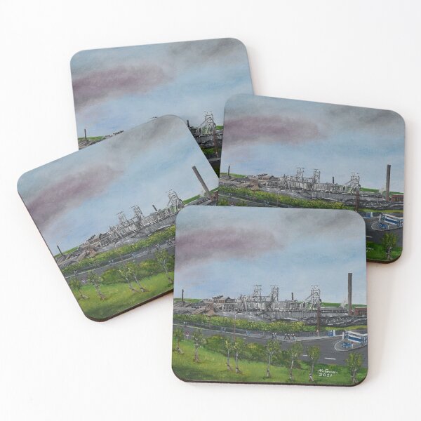 Item preview, Consett Steelworks entrance,1970's  designed and sold by CrossanArt.