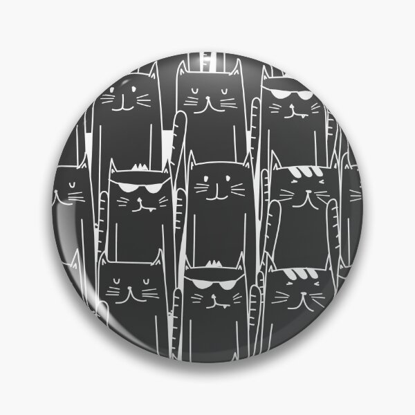 Item preview, Black And White Cute Crowded Cat designed and sold by Dr.YesOrNo.