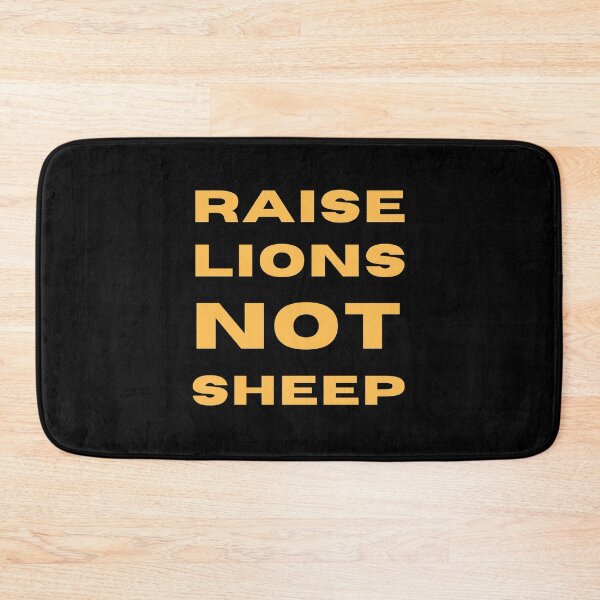 Item preview, Raise Lions Not Sheep designed and sold by Custom Shop.