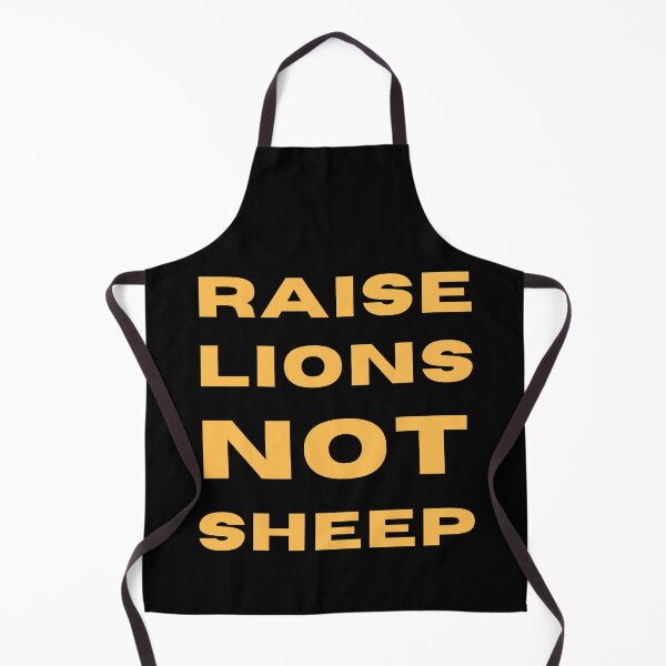Item preview, Raise Lions Not Sheep designed and sold by Custom Shop.