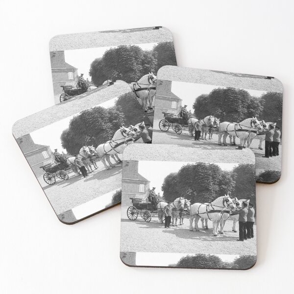 Item preview, r2730/ 13 Nostalgie " Le Haras du Pin " Finition 2021 "  Caléche en Parade  (n&b)(t) Olavia-Olao Okaio Créations designed and sold by o.okaïo.