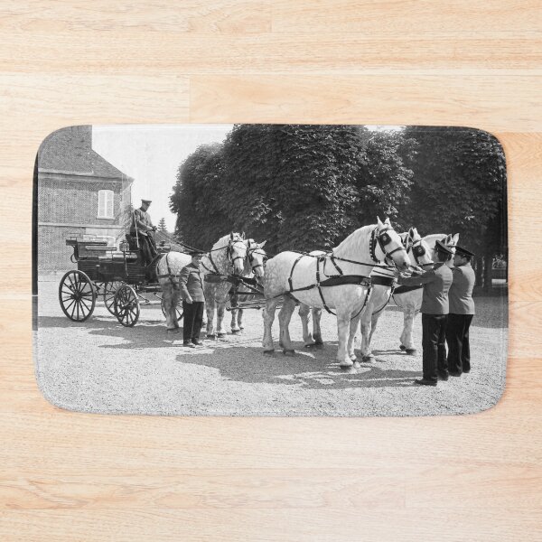 Item preview, r2730/ 13 Nostalgie " Le Haras du Pin " Finition 2021 "  Caléche en Parade  (n&b)(t) Olavia-Olao Okaio Créations designed and sold by o.okaïo.