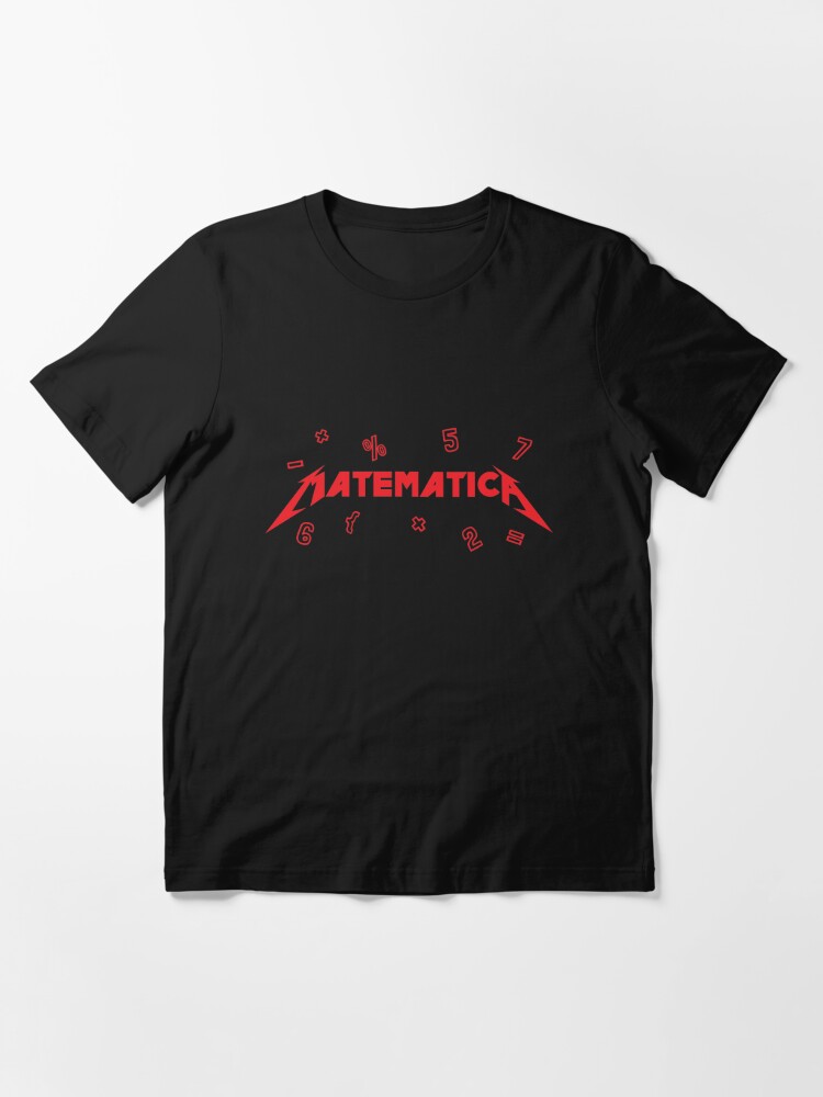 Matematica (Red On Black)" Essential T-Shirt For Sale By Vladan.