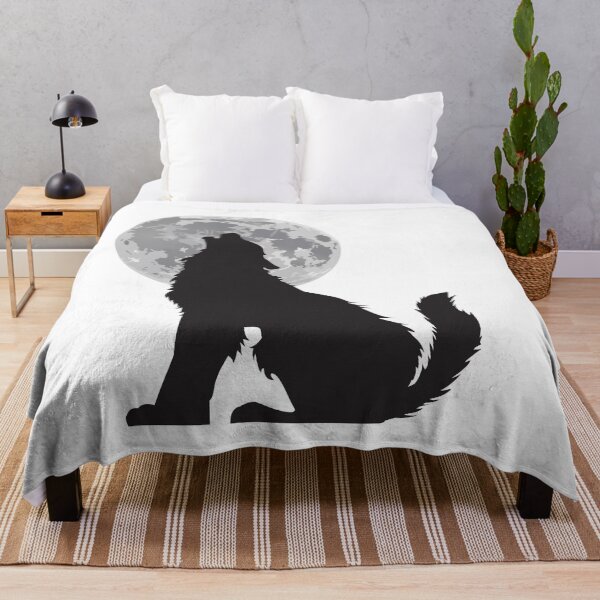 Item preview, Wolf with Moon designed and sold by Mouhou-art.