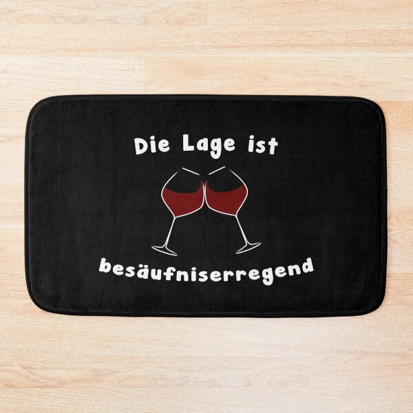 Item preview, The Situation Is Boozy In German I Love Wine designed and sold by Paulina Vanlife.
