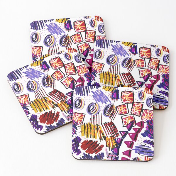 Item preview, Creative colorful abstraction. Children's drawings designed and sold by NatalliaNovik.