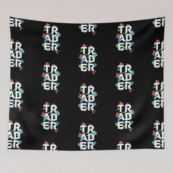 Item preview, Stocks and Crypto Trader floral minimalism designed and sold by FunSilly.