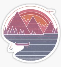 The Mountains Are Calling Sticker