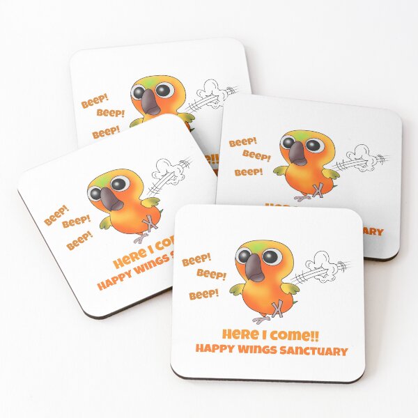 Item preview, HWS Nerdy Birdy ~ Sun Conure designed and sold by HappyWings.
