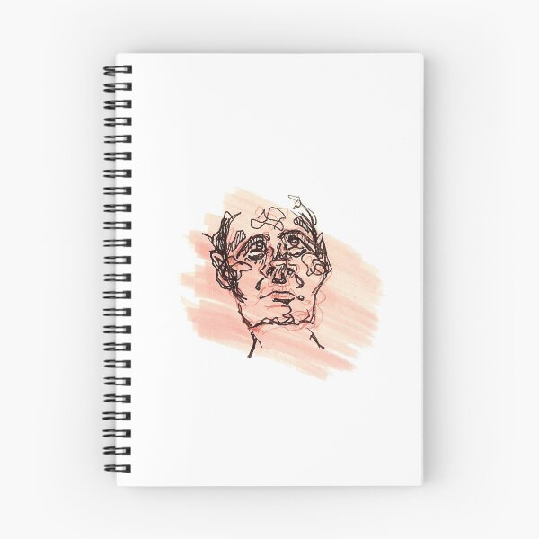 Item preview, pink face sketch portrait designed and sold by Thriladien.