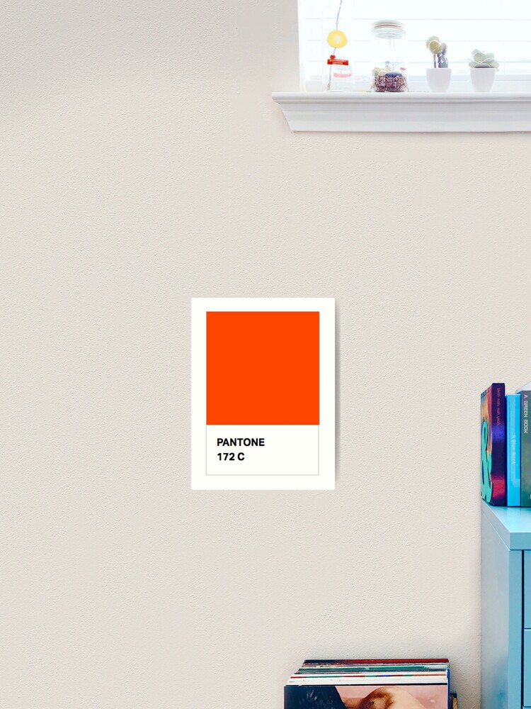 Pantone pure orange | Art Print