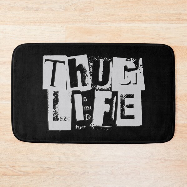 Item preview, Thug Life as ransom note designed and sold by Sima Sirus.