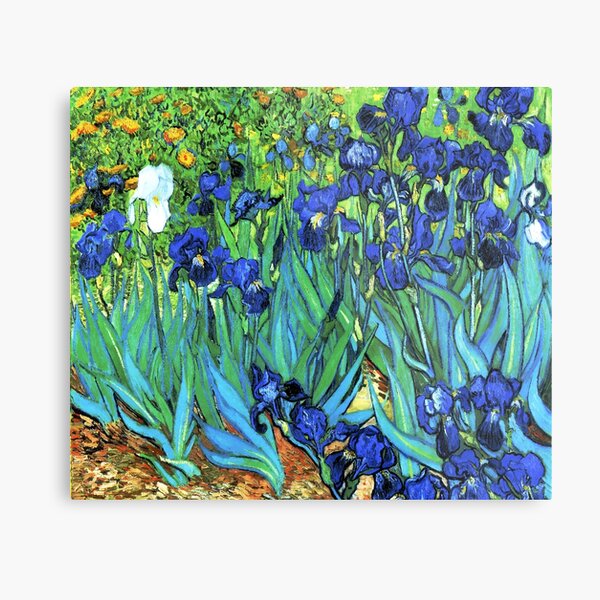 Item preview, Van Gogh HDR Garden Irises designed and sold by VintageEraArt.