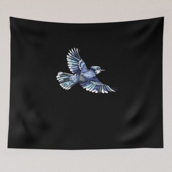 Item preview, Flying Blue Jay Bird Ornithologist designed and sold by Salvadax.