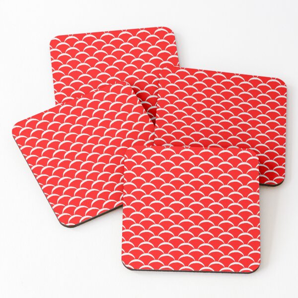 Item preview, Fish Scales - Red designed and sold by HB Loves Crafts.