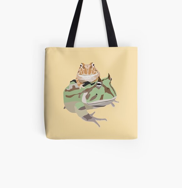 Pacman frogs All Over Print Tote Bag