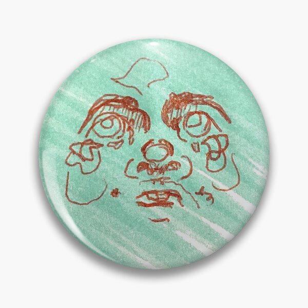 Item preview, BLUE face sketch portrait designed and sold by Thriladien.