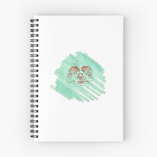 Item preview, BLUE face sketch portrait designed and sold by Auri_.