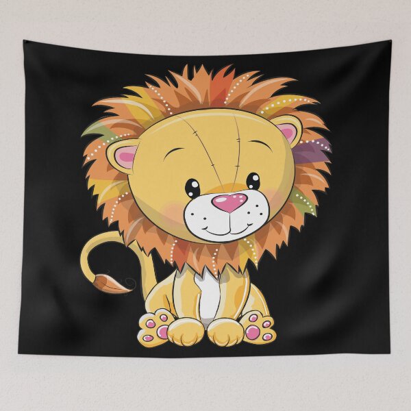 Item preview, Lion Cute Kawaii Cartoon designed and sold by ProjectX23.