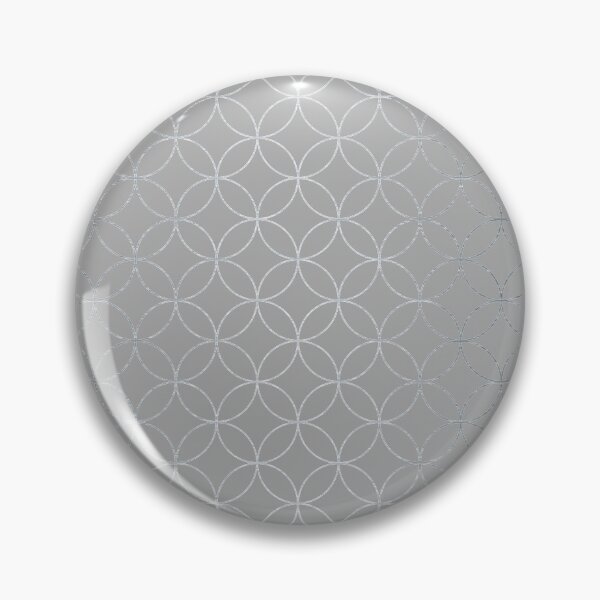 Item preview, Metallic Silver Circle Pattern designed and sold by OUTCAST 101.