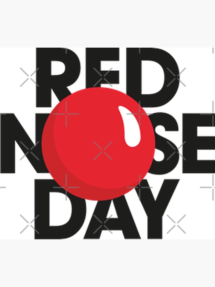 "red nose day fanart logo" Poster for Sale by JordzArt Redbubble