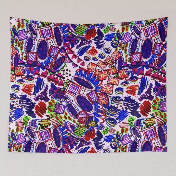 Item preview, Creative colorful abstraction. Children's drawings designed and sold by NatalliaNovik.