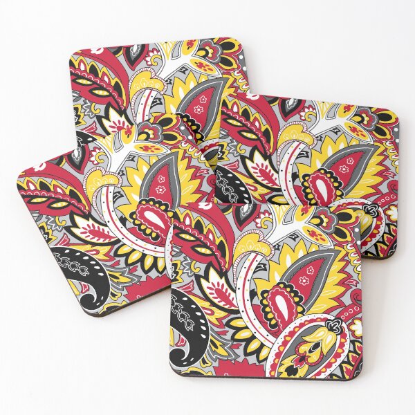 Item preview, red and yellow paisley designed and sold by briegot.